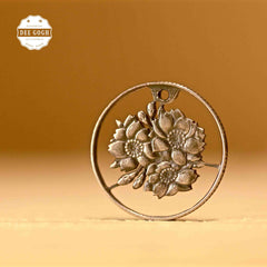 Custom Coin Cut Pendant - Plants