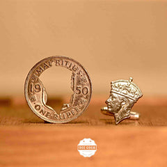 Cufflinks with the King & Queen's Silhouettes
