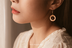 The Aura Dangling Earrings with Hong Hong 20 Cents